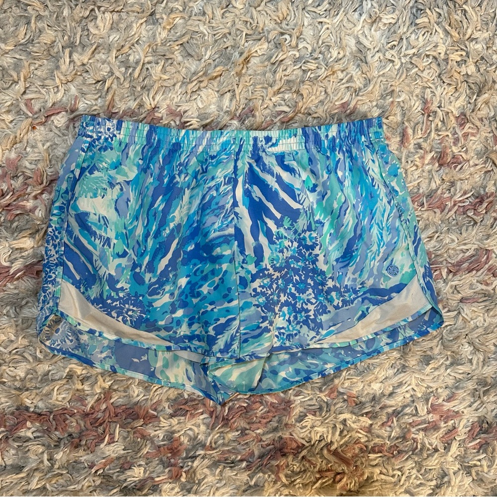 Lilly Pulitzer Blue Athletic Shorts